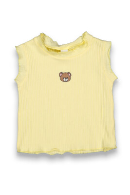 Wholesale Girls Halter T-shirt 2-5Y Tuffy 1099-1954 Светло-жёлтый 