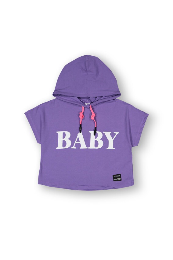 Wholesale Girls Hoodie T-shirt 10-13Y Tuffy 1099-9161 - 3