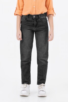Wholesale Girls Jeans 9-14Y DMB Boys&Girls 1081-0189 Темно-серый 