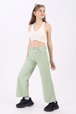 Wholesale Girls Linen Pants 6-14Y Flori 1067-22527 - 