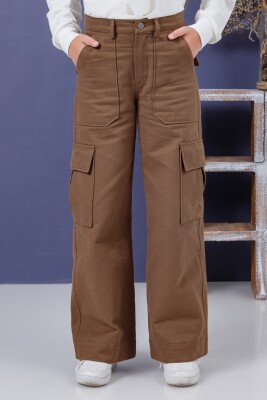 Wholesale Girls Linen Pants 9-14Y DMB Boys&Girls 1081-9724 - 3