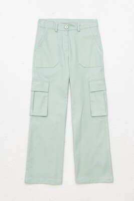 Wholesale Girls Linen Pants 9-14Y DMB Boys&Girls 1081-9724 Мятно-зеленый