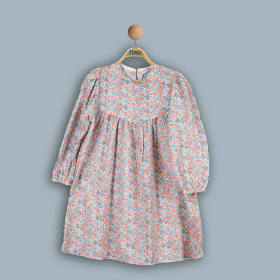 Wholesale Girls Long Sleeve Dress 2-5Y Timo 1018-TK4DÜ082241842 - Timo (1)