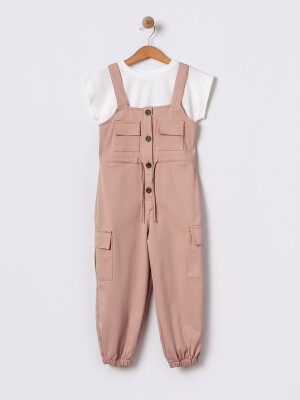 Wholesale Girl's Overalls Jumpsuit 9-12Y (Without Body) Pafim 2041-2025Y1012 - Pafim (1)