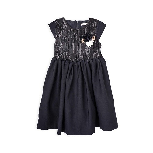 Wholesale Girls Party Dress 7-10Y Büşra Bebe 1016-23190 - 4