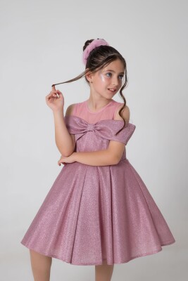 Wholesale Girls Partywear Dress 2-5Y Wizzy 2038-3528 Розовый 