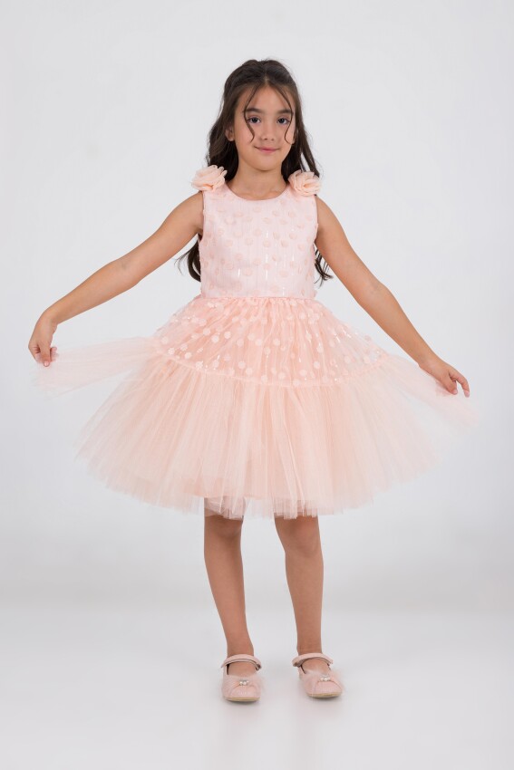 Wholesale Girls Partywear Dress 6-9Y Wizzy 2038-3533 - 2