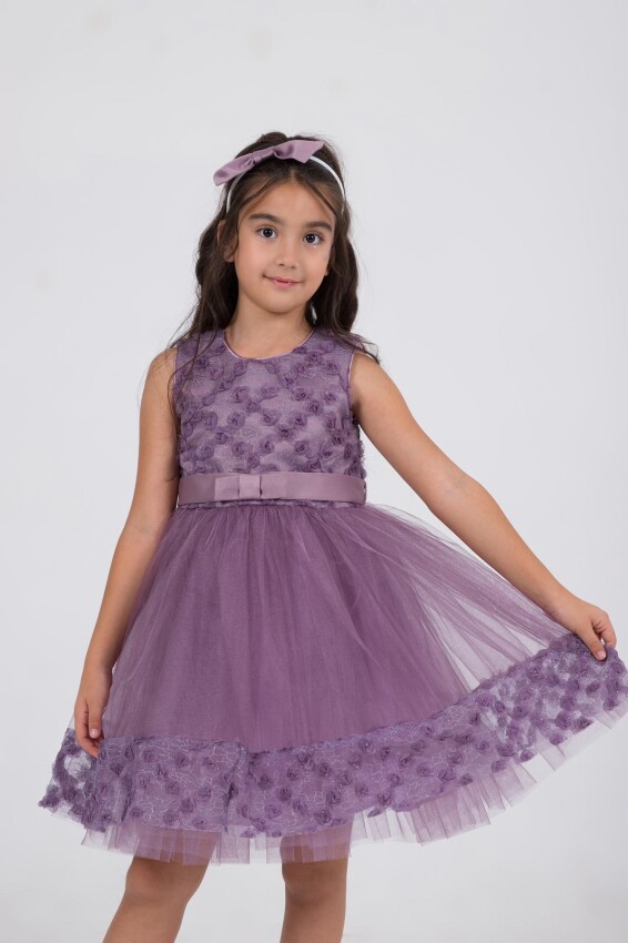 Wholesale Girls Partywear Dress 6-9Y Wizzy 2038-3537 - 3