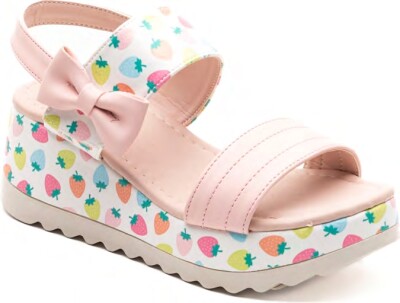 Wholesale Girls Patterned Sandals 26-30EU Minican 1060-X-P-P09 - Minican (1)
