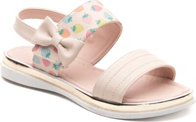 Wholesale Girls Patterned Sandals 26-30EU Minican 1060-X-P-S09 Пудра