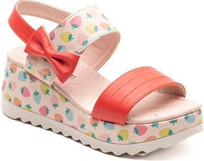 Wholesale Girls Patterned Sandals 31-35EU Minican 1060-X-F-P09 - Minican