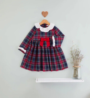 Wholesale Girl's Plaid Dress 2-5Y BabyRose 1002-4691 - Babyrose