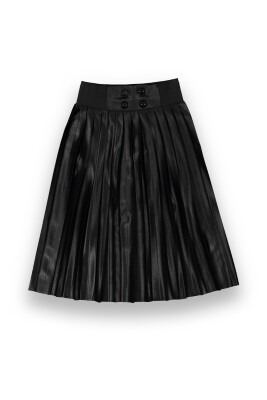 Wholesale Girls Pleated Skirt 8-16Y Panino 1077-23013 Чёрный 