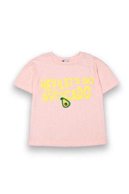 Wholesale Girls Printed T-Shirt 10-13Y Tuffy 1099-9152 Светло- розовый 