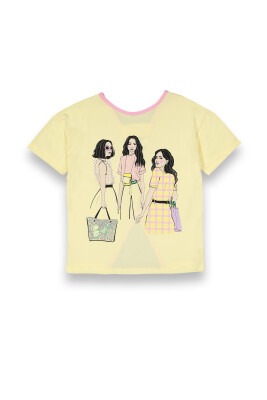 Wholesale Girls Printed T-shirt 10-13Y Tuffy 1099-9159 - 3