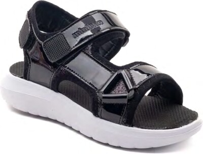 Wholesale Girls Sandals 31-35EU Minican 1060-X-F-333 Чёрный 