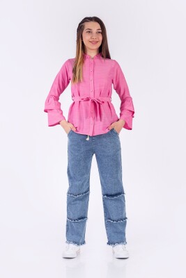 Wholesale Girls Shirt 12-15Y Pafim 2041-Y23-3291 Пурпурный 