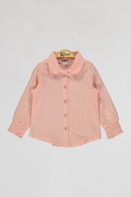 Wholesale Girls Shirt 2-5Y Kumru Bebe 1075-4060 Лососевый цвет