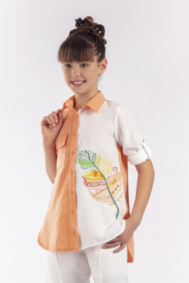 Wholesale Girls Shirt 8-11Y Pafim 2041-Y23-3133 - 1