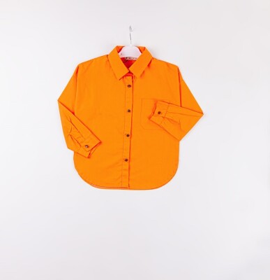 Wholesale Girls Shirts 7-10Y Büşra Bebe 1016-24150 Оранжевый 