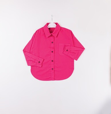 Wholesale Girls Shirts 7-10Y Büşra Bebe 1016-24150 Пурпурный 