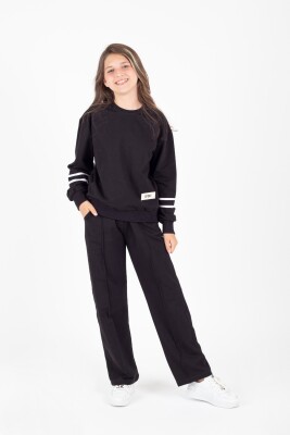 Wholesale Girl's Side Snap Tracksuit Set 14-15Y Pafim 2041-K24-8018 - Pafim