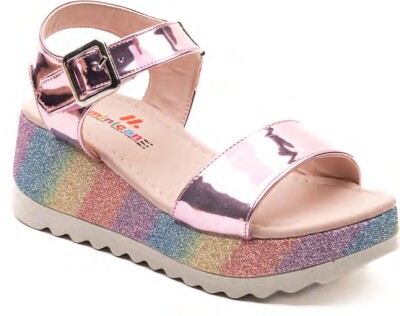 Wholesale Girls Silvery Sandals 26-30EU Minican 1060-X-P-P07 - 2