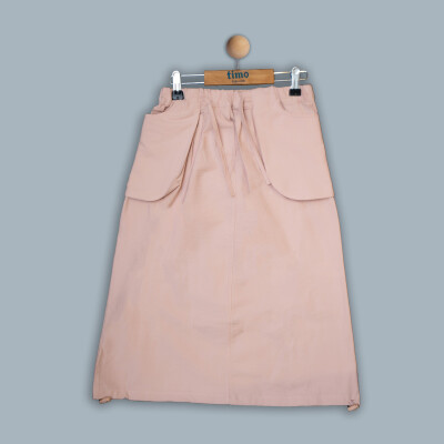 Wholesale Girls Skirt 10-13Y Timo 1018-TK4DA102243264 Пыльная роза