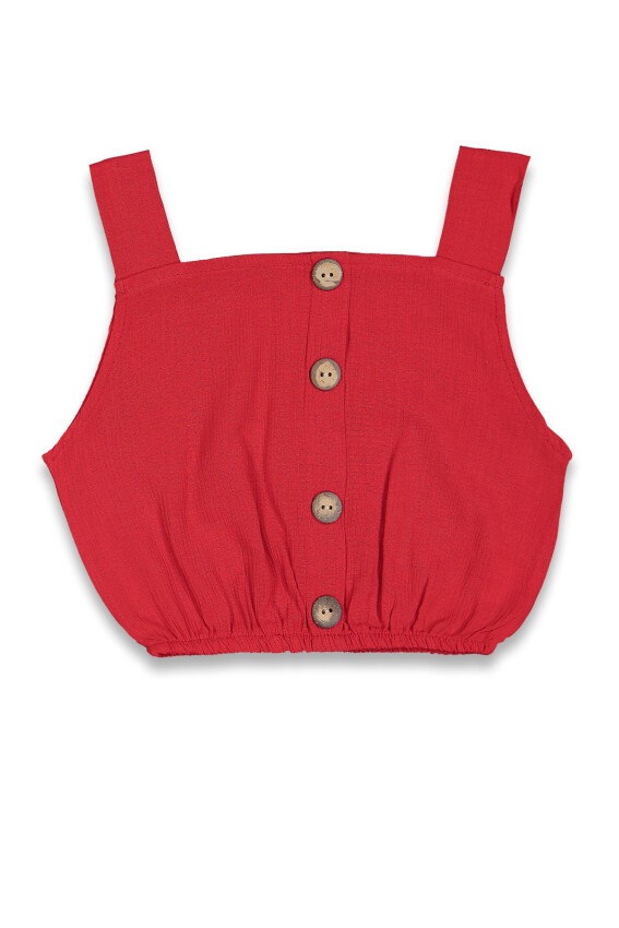 Wholesale Girls Sleeveless Blouse 6-14Y Panino 1077-22024 - 6