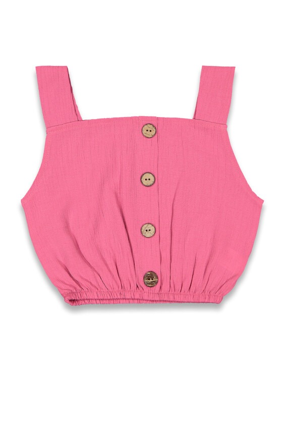 Wholesale Girls Sleeveless Blouse 6-14Y Panino 1077-22024 - 8