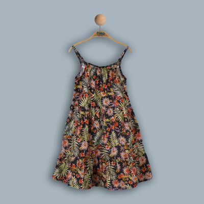Wholesale Girls Strappy Dress 6-9Y Timo 1018-TK4DÜ202242073 - Timo (1)