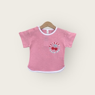 Wholesale Girls T-shirt 1-4Y Algiy Mini 2047-3511 - 2