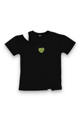 Wholesale Girls T-shirt 10-13Y Tuffy 1099-9157 Чёрный 