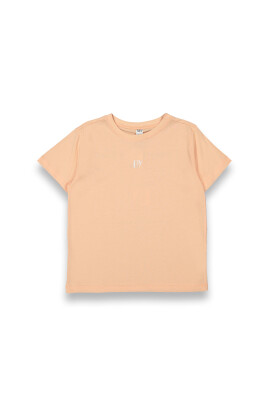 Wholesale Girls T-shirt 2-5Y Tuffy 1099-1820 Светло-оранжевый 
