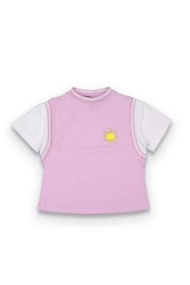 Wholesale Girls T-shirt 2-5Y Tuffy 1099-9069 Лиловый 