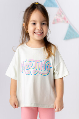 Wholesale Girls T-shirt 3-14Y Zeyland 1070-241Z4BEH52 Мятно-зеленый