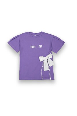 Wholesale Girls T-shirt 6-9Y Tuffy 1099-9111 Фиолетовый