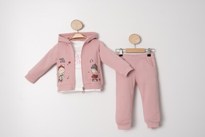 Wholesale Girls Tracksuit Set 1 4Y Sani 1068 20055 Girls Sets Sani