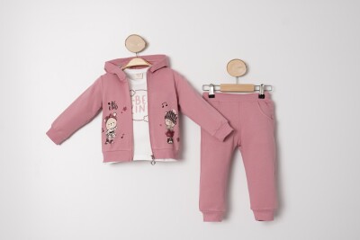 Wholesale Girls Tracksuit Set 1-4Y Sani 1068-20055 - 4