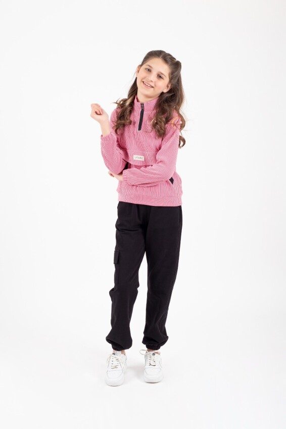 Wholesale Girls Tracksuit Set 9-13Y Pafim 2041-K24-8007 - 2