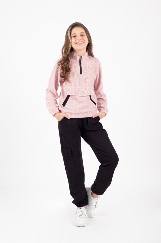 Wholesale Girls Tracksuit Set 9-13Y Pafim 2041-K24-8007 - 3