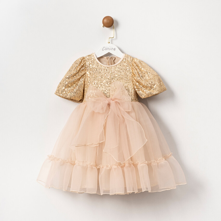 Wholesale Girls Tulle Dress 2-5Y Cumino 1014-CMN3532 - 1