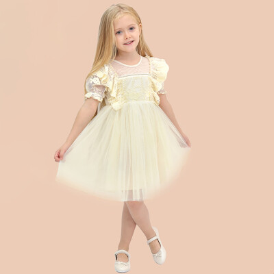 Wholesale Girls Tulle Dress 2-5Y Lilax 1049-6347 - 1