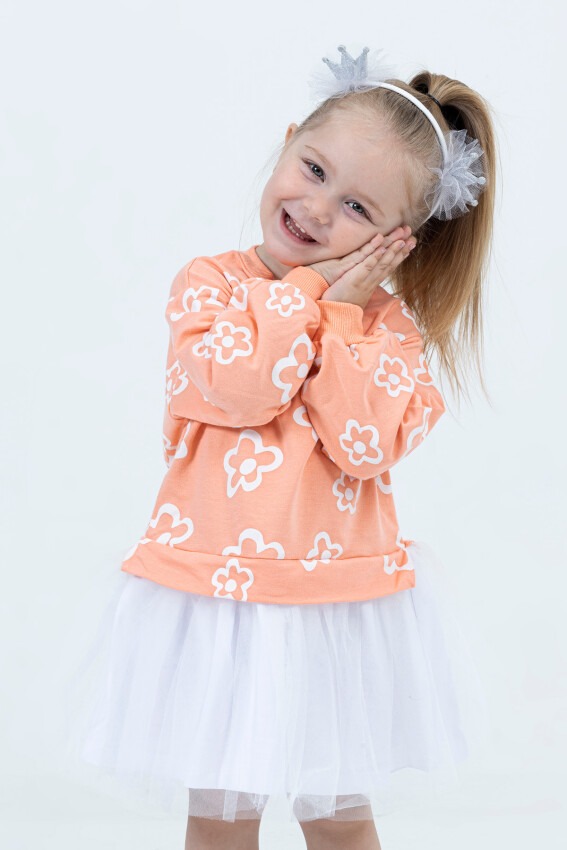 Wholesale Girls Tulle Dress 2-5Y Tuffy 1099-554 - 1