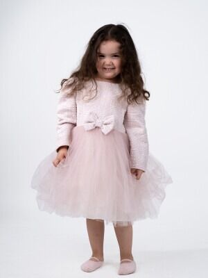 Wholesale Girls Tulle Dress 2-6Y Serkon Baby&Kids 1084-M0605 - Serkon Baby&Kids (1)