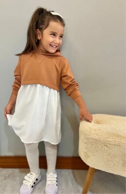 Wholesale Girls Tunic Dress 2-10Y KidsRoom 1031-7072 Коричневый 