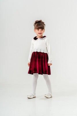 Wholesale Girls Velvet Dress 2-5Y Eray Kids 1044-6342 - 4