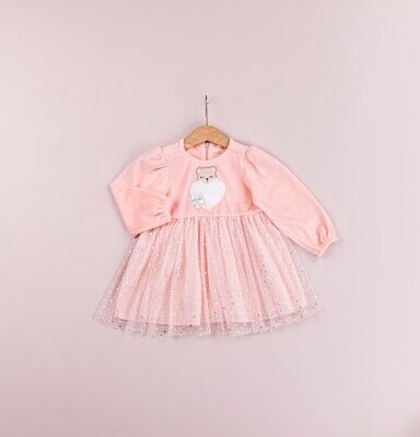 Wholesale Girls Velvet Dress 9-24M BabyRose 1002-4372 - 1