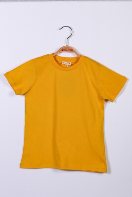 Wholesale Kids Unisex Basic T-Shirt 5-12Y Zeyland 1070-221Z4NSN54 Жёлтый 