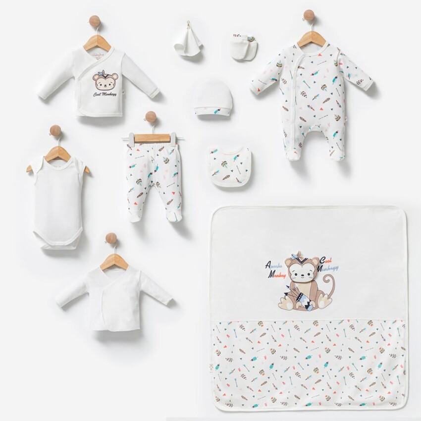 Wholesale Unisex Baby 10-Piece Newborn Set 0M Babyline 2015-BBLN-9570 - 2